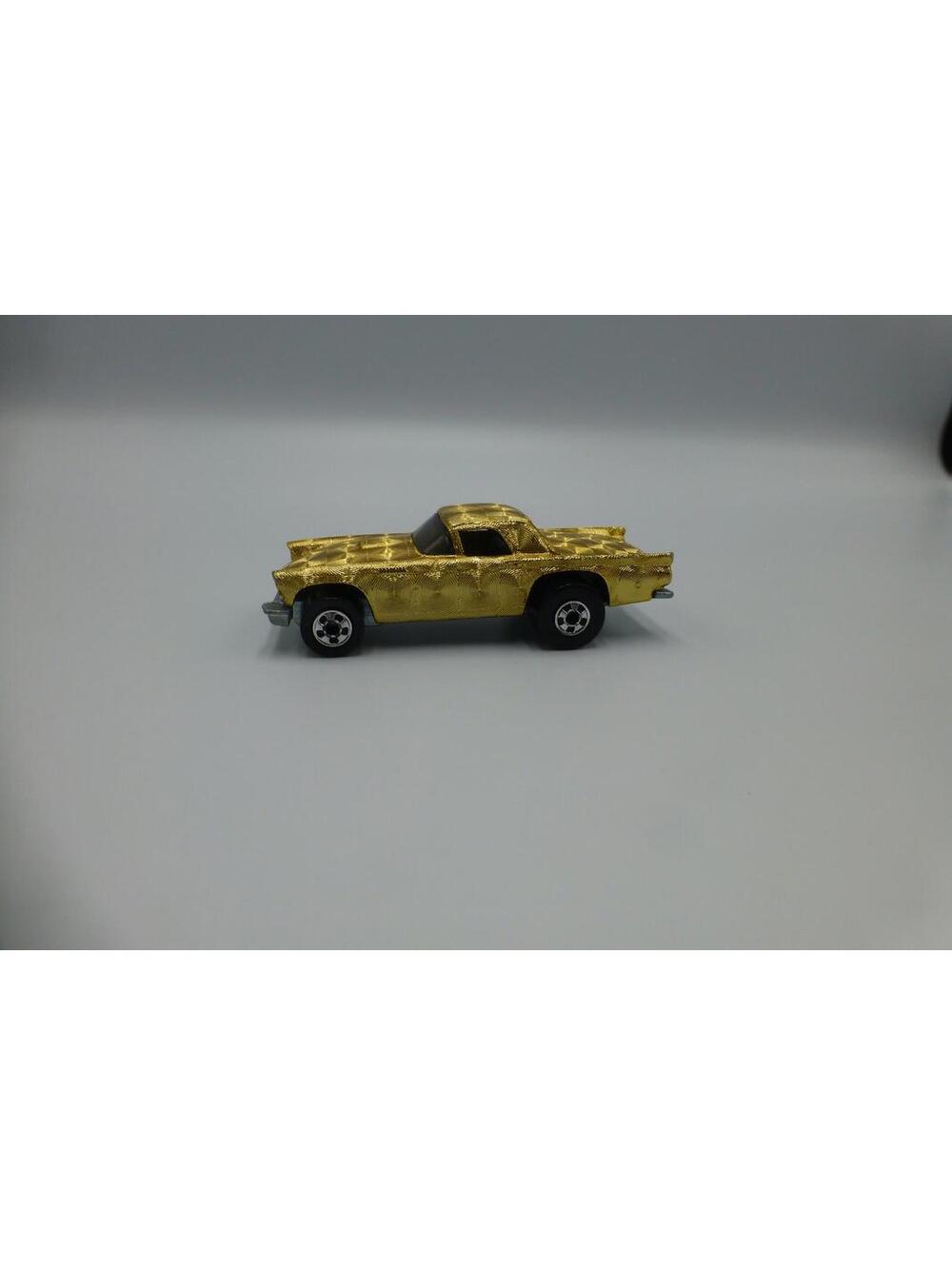 Vintage Hot Wheels 1977 '57 Ford Thunderbird Gold Textured Diecast Malaysia C9